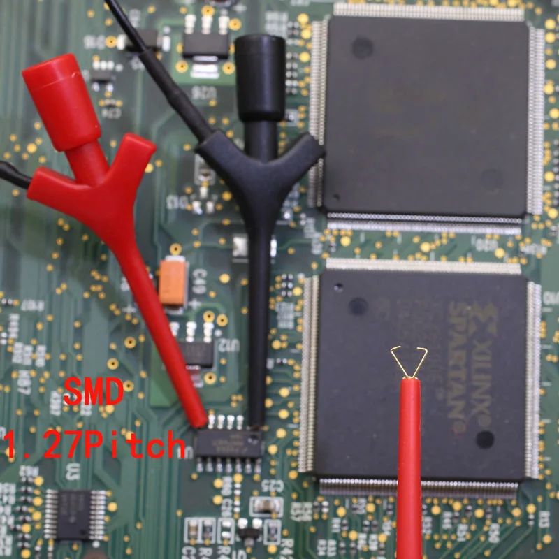 Multimeter Test Hook IC Telescopic Hook Clamp Mini Aircraft  Needle Laboratory Logic Analyzer Test Probe Hook