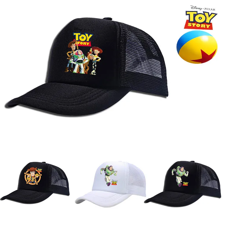 Disney Toy Story Cartoon Children\'s Baseball Cap New Summer Outdoor Leisure Sun Protection Sports Boys and Children Peaked Cap