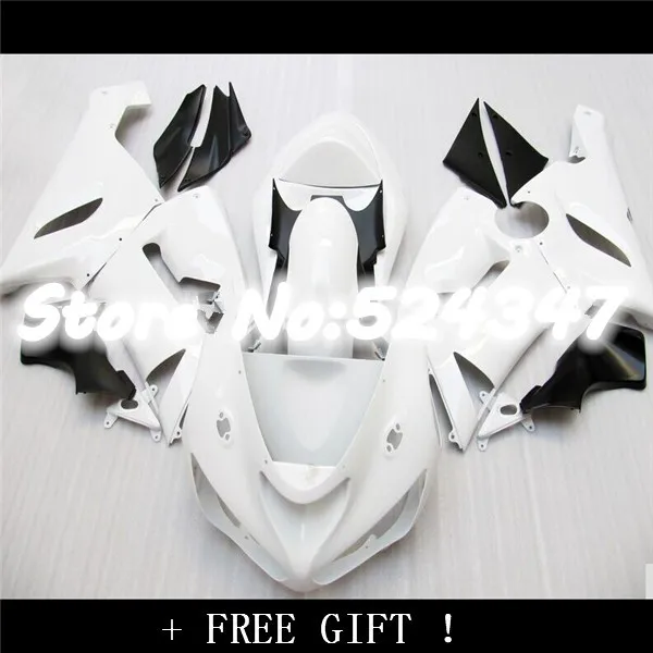 Hey-New For Kawasaki NINJA ZX6R 2005 2006 05 06 ABS Fairing Kits NINJA ZX 6R 05 06 White/Black ZX6R 05 06 ZX6R 636 2005-2006