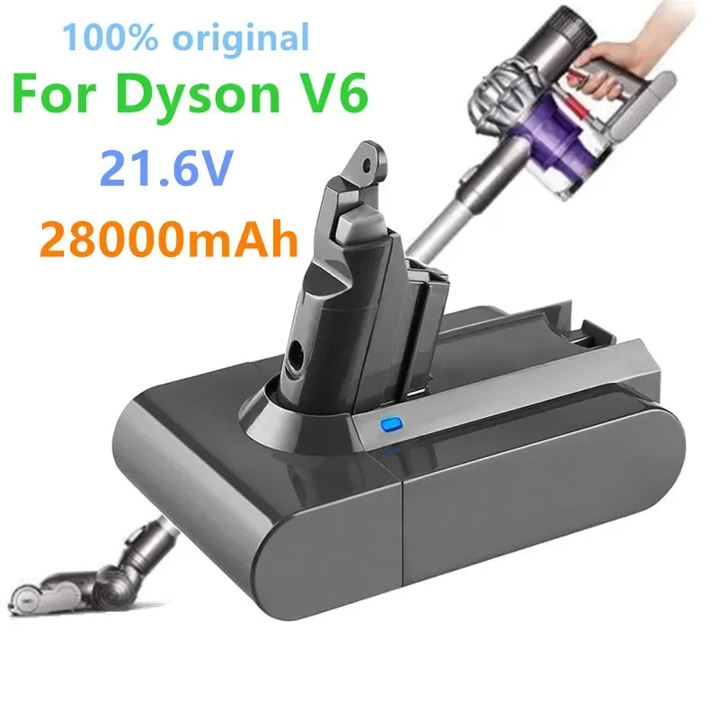 21.6V 9800mAh 100% Original Li-ion Battery for Dyson V6 DC58 DC59 DC62 DC74 SV09 SV07 SV03 965874-02 Vacuum Cleaner Battery L30