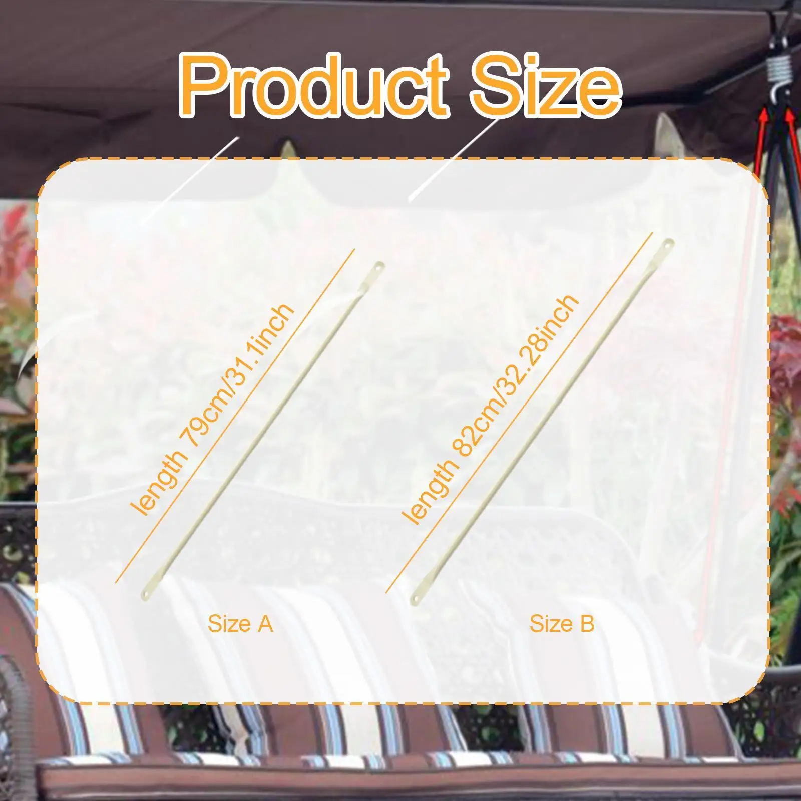 سوينغ استبدال قضيب سوينغ استبدال بار للمعدات الخارجية سوينغ للفناء الخلفي سوينغ القطب حديقة سوينغ مقعد إصلاح أجزاء #6