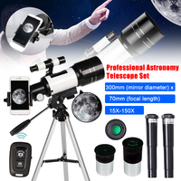 Professional Telescope 15X-150X Astronomical Refractor Telescopes Star Bird Moon and Sun Observation Astronomy Beginners Gifts