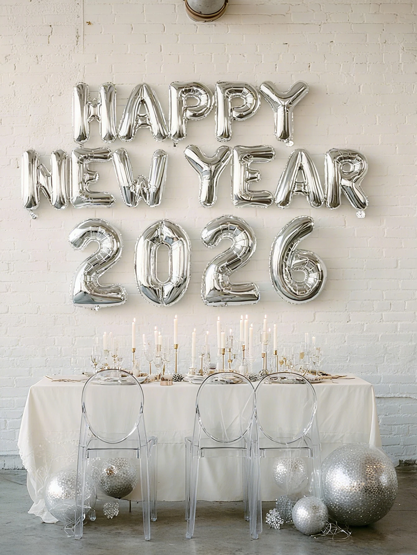 16 قطعة/المجموعة 2026 مجموعة بالونات سنة جديدة سعيدة، مناسبة لحفلة رأس السنة 2026، أعياد الميلاد، ديكور حفلات رأس السنة الجديدة #1