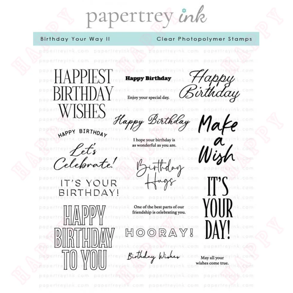 

Birthday Your Way II Lofty Petals Metal Cutting Dies And Stamps DIY Scrapbooking Card Stencil Paper Cards Handmade Album Sheets