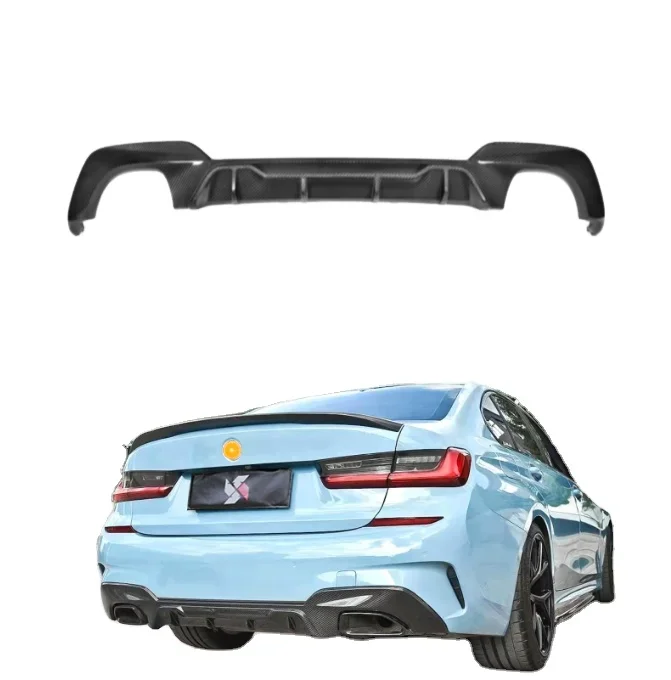 

MP Style Dry Carbon Fiber Rear Bumper Lip Rear Diffuser for BMW 3 Series G20 G28 Pre Lci 2019-