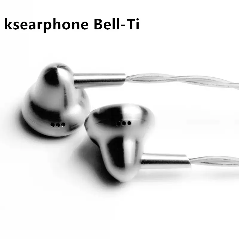 

Temperament(Ksearphone) Bell-Ti / Bell-Ti Plus Bass HIFI Metal Earphone 15mm Dynamic Driver Headset Flagship HiFi Earbud