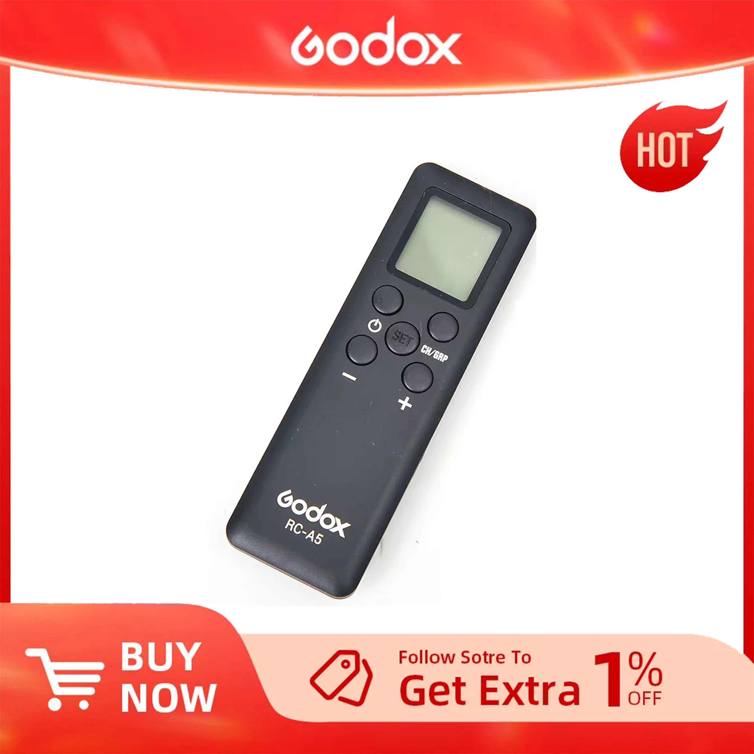 Godox Remote Controller RC-A5 for Godox Led Video Light SL-60W SL-100W SL-150W SL-200W LEDP260C LED500 LED1000 LED500LRC