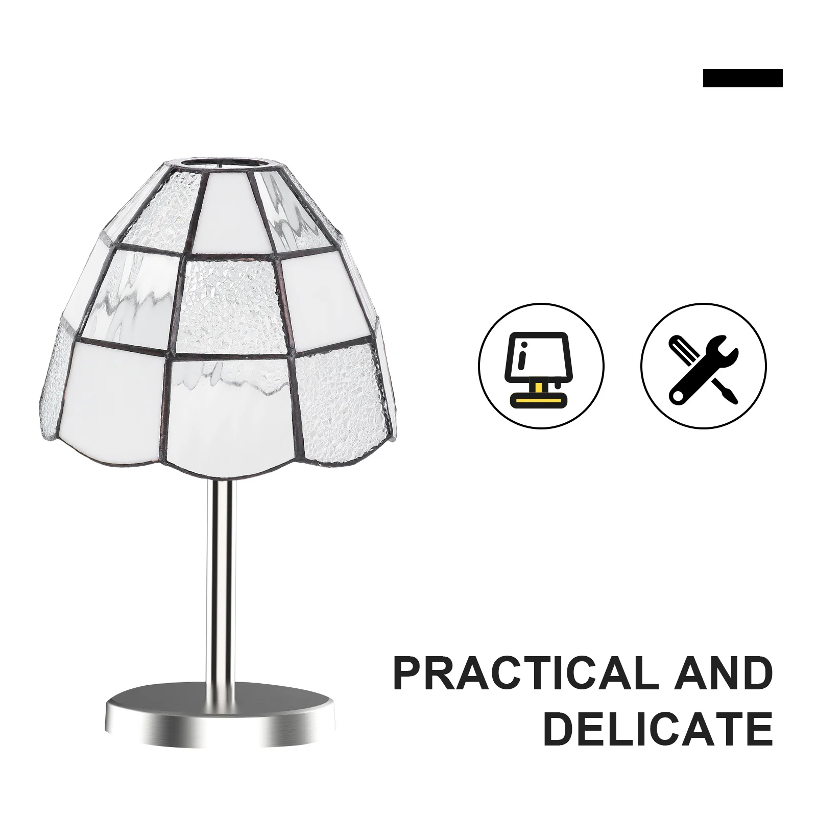 

1Pcs Glass Lampshade Delicate Home Decor Droplight Creative Lamp Cover Simple Installation Warm Atmosphere Gift