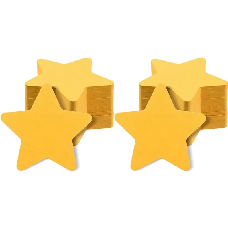 400X Star Shaped Paper Cards For Classroom Bulletin Board Party Wall Decoration & DIY School Craft Projects