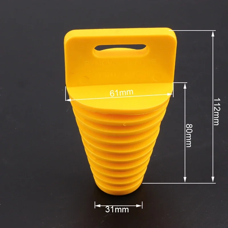 Heat-Resistant Rubber Exhaust Plug - Universal Air Bleeder & Rust Prevention Cover for Motorcycle Tailpipes (1PCS)