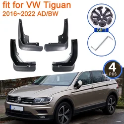 for Volkswagen VW Tiguan 2016 2017 2018 2019 2021 2022 2023 AD/BW Mudguards Splash Guards SUV Fender Flare Mud Flaps Accessories