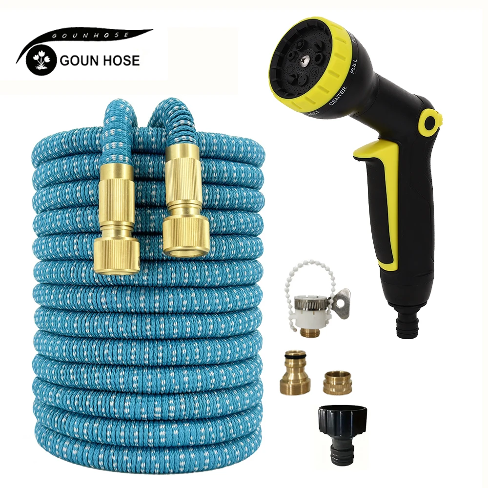 

Расширяемый волшебный шланг, автомойка высокого давления, функции распыления водой, водяной пистолет, поливочный шланг для домашнего сада, садовый шланг