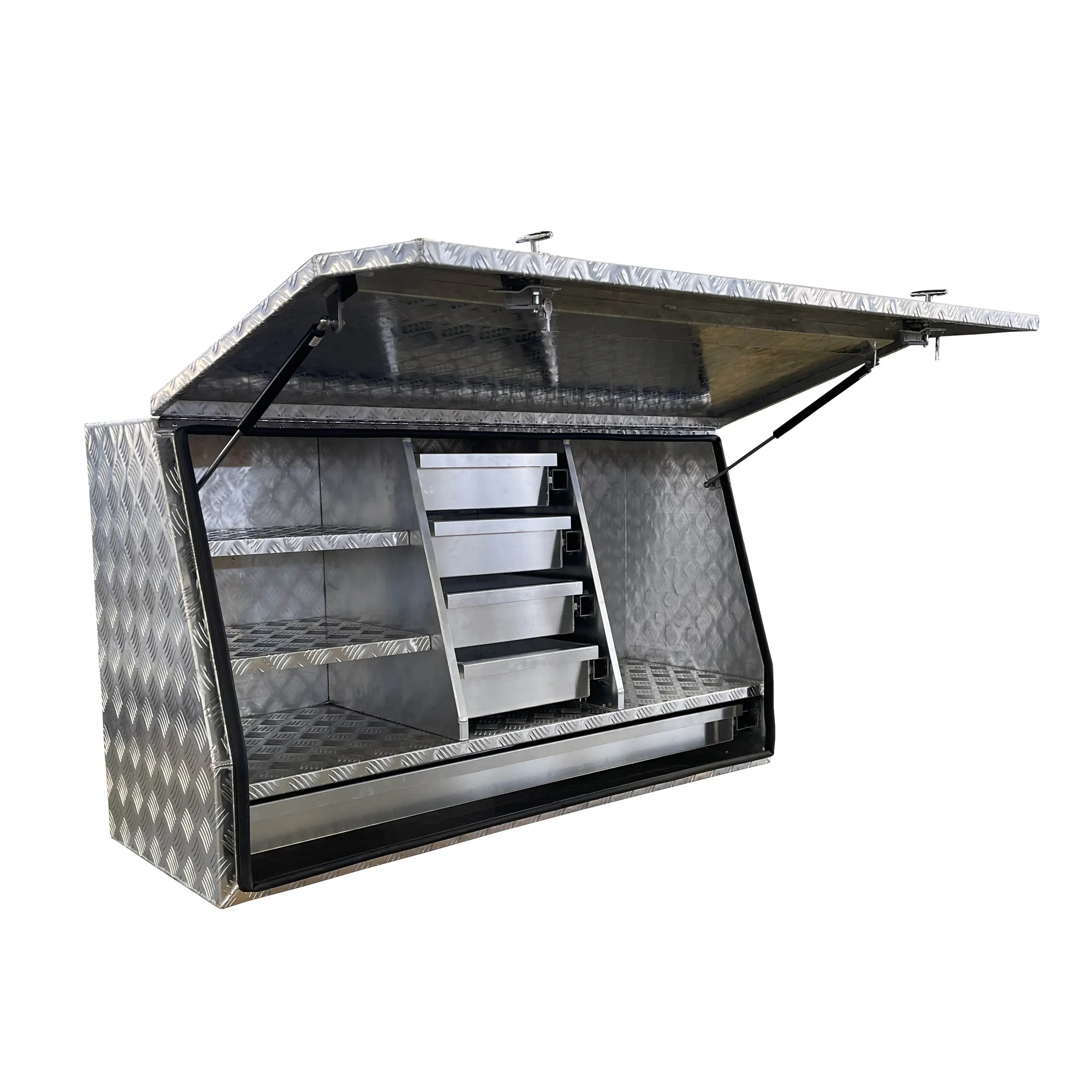 Truck Heavy-Duty Drawer System Aluminum Side Tool Box