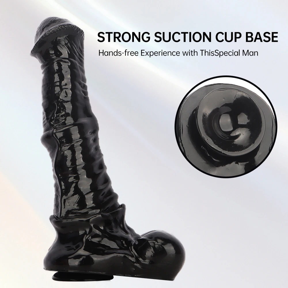 Black Horse Dildo Gode Big Penis Anal Dilator Anal Plug Prostate Massage Sexy Adult Female Vagina Stimulator Sex Toys for Women