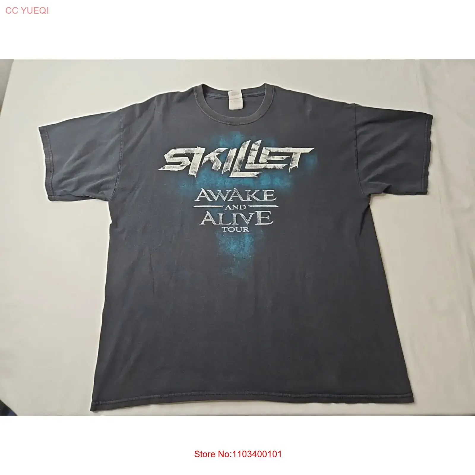 T-shirt Y2K 2009 Skillet Awake And Alive Tour, double face, pour hommes, XL 24x29, vintage, lavé, confortable, respirant
