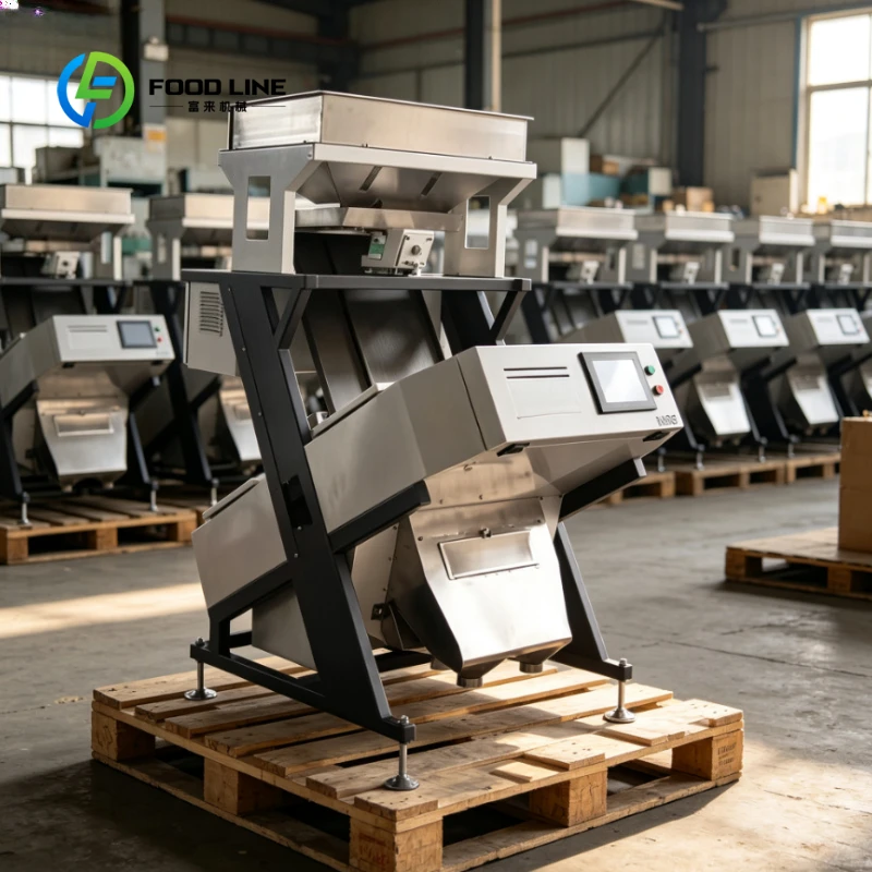 Customized Rice Color Sorter Machine Rice Color Sorting Equipment Wheat Seed Grading Machine Peanut Nut Shape Sorter