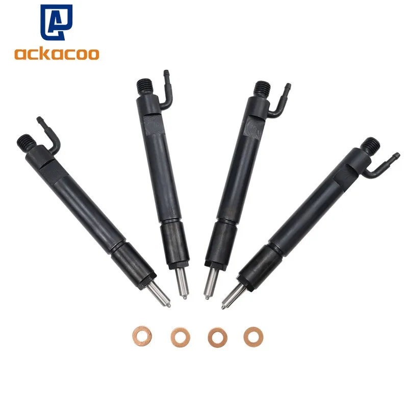 

4pc Fuel injectors set 6666500 04178023 D4178023 for Deutz 1011 Engine BF4M1011F BF4L1011F Bobcat 863 864 873 883 A220 S250 T200