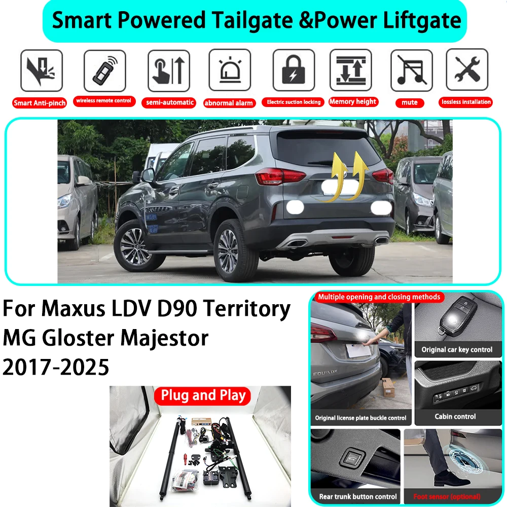 

﻿for Maxus LDV D90 Territory MG Gloster Majestor 2017-2025 Smart Automatic Powered Tailgate Electric Power Tailgate Lift Kit