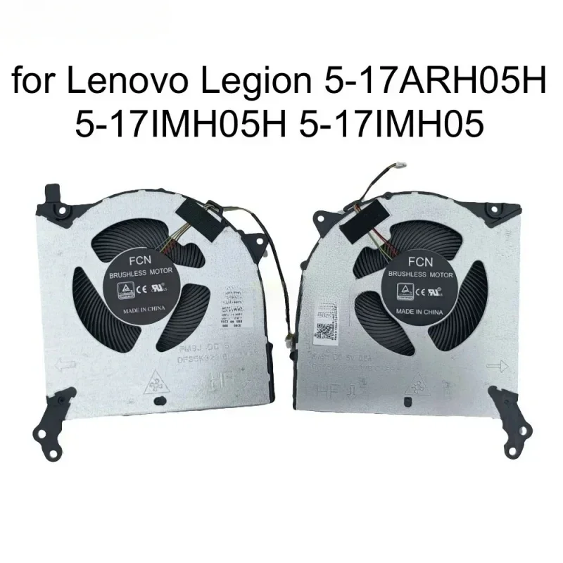 

Вентилятор охлаждения ноутбука для Lenovo Legion 5-17arh05h 17imh05h 17imh05 82gn 81y8 82b3, подходит для 5f10s13915 5f10s13916닥0909r5hy004 Новый