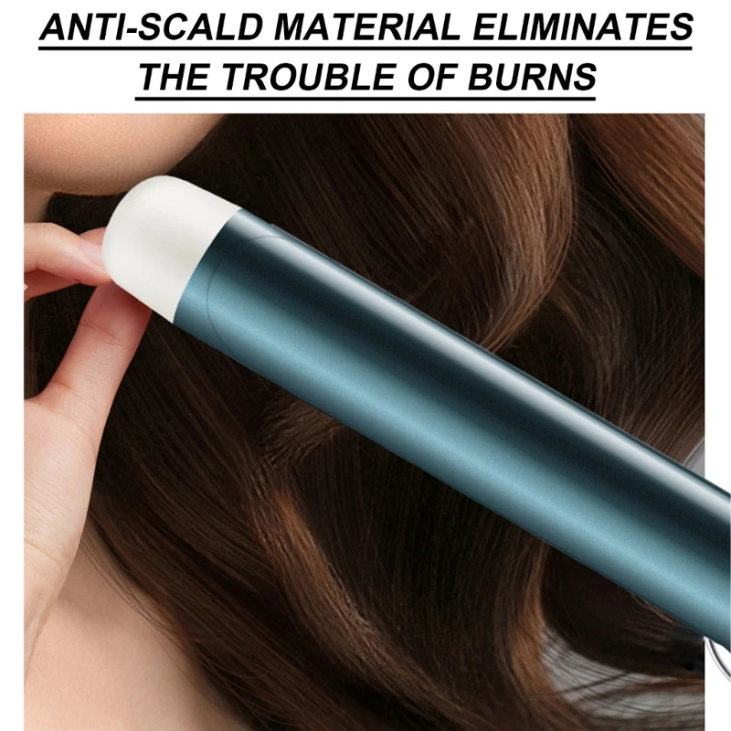 Hair Curler Curling Tongs 40mm Curling Iron 360° Rotating Automatic Hair Curlers for Hair 5-Levels Temperature Control