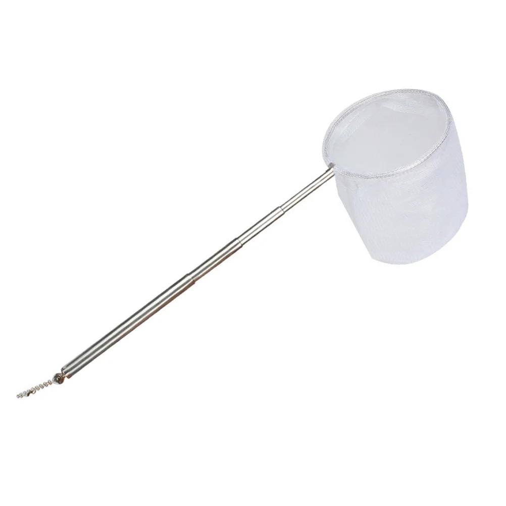 

Mini Extendable Fishing Net Telescopic Pole Stainless Steel Handle Tangle-Free Coated Mesh Landing Net For Saltwater Freshwater