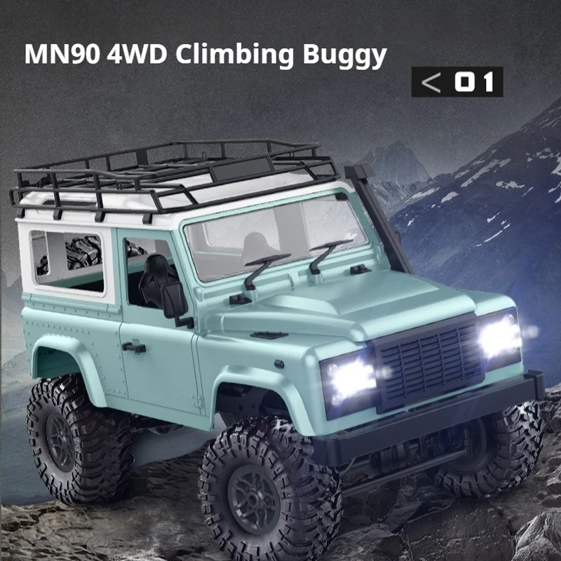 

MN D90 4wd Rc Climbing Car Defender 180 Motor Powerful Climbing Car Professional Model Chassis Metal Shock Absorbers