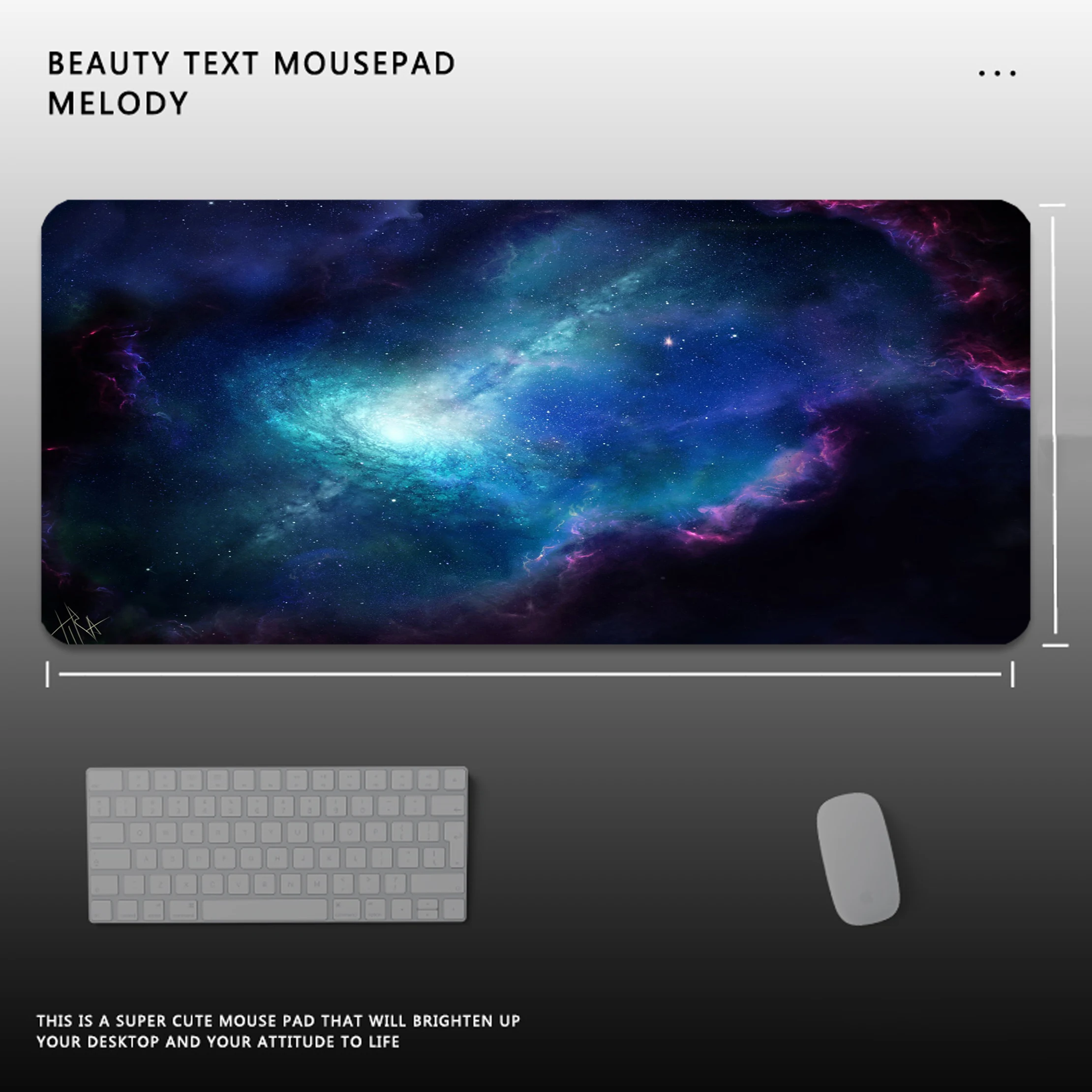 Gaming Mousepads Purple Star Space Mousepad Large Mouse Mat Big Desk Pads Non-Slip Rubber Mouse Pad Black Keyboard Mats Stitched