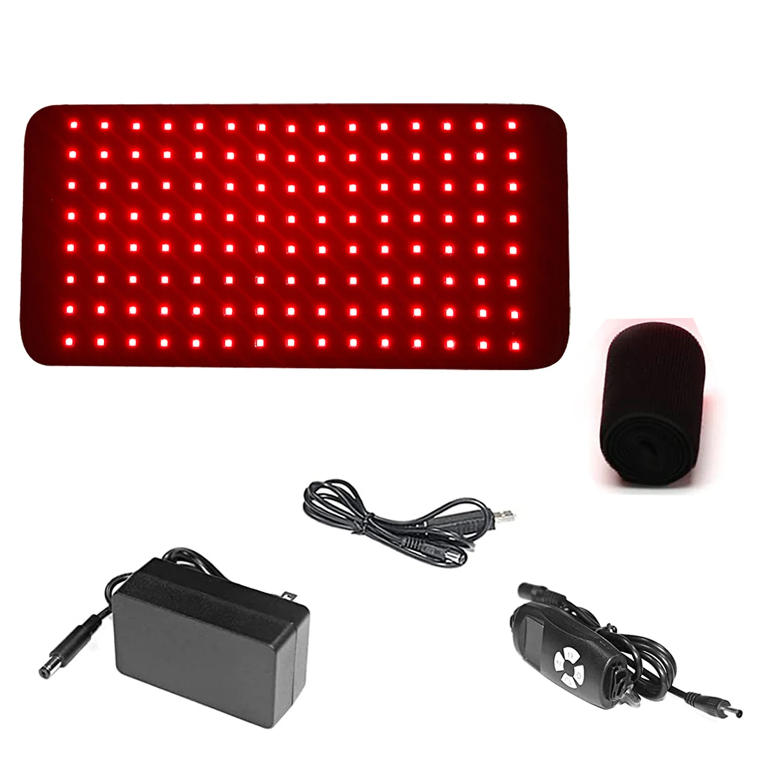 120pcs LED 660nm Red Light Belt and 850nm  Light Therapy Devices Large Pads Wearable Wrap for Body