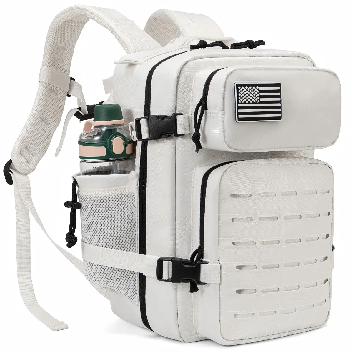 ReFire Gear 25L Taktischer Rucksack Outdoor-Tasche für Fitness MOLLE Rucksack GYM Für Frauen/Männer EDC Wandern Überleben Rucksack Hexe Flaschenhalter 10