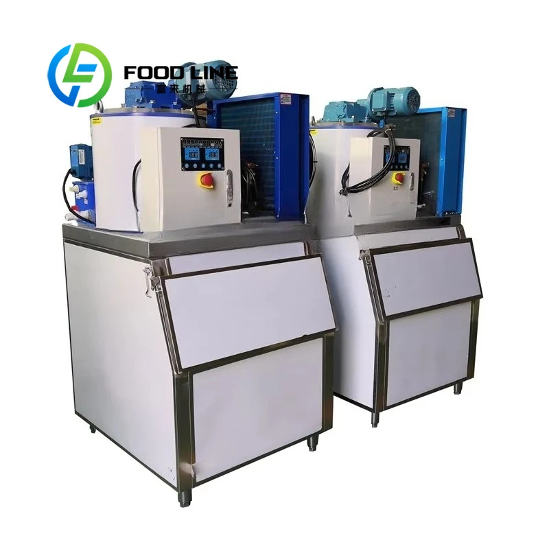 Mini Ice Flake Machine / 800kg Snooker Flakes Ice Machine for Supermarket