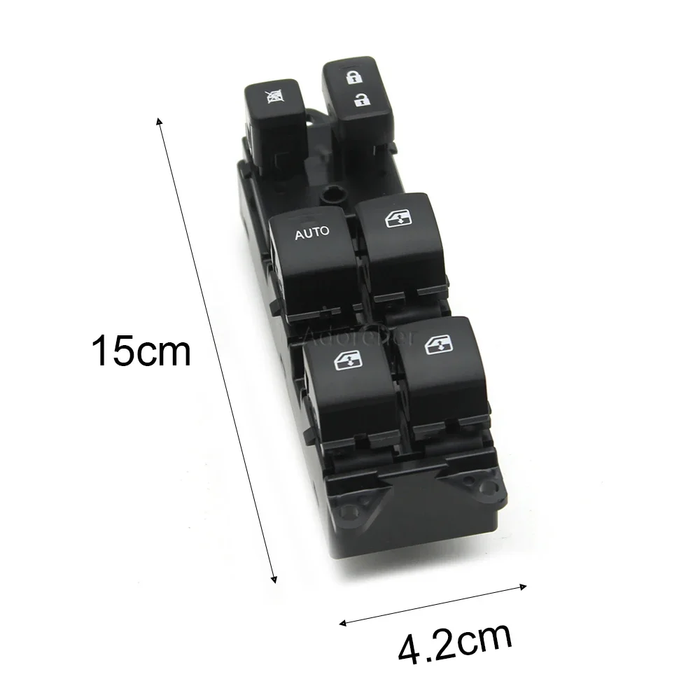 For Mitsubishi Outlander 2013- 2018 Left Front Electric Glass Lifter Power Window Control Switch Window Switch Button