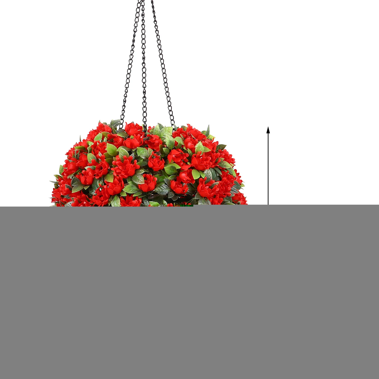 

Solar Flower Ball Light Decoration Decorative Lantern Glass Outdoor Plastic Hanging Lights for outside Garden Lamp