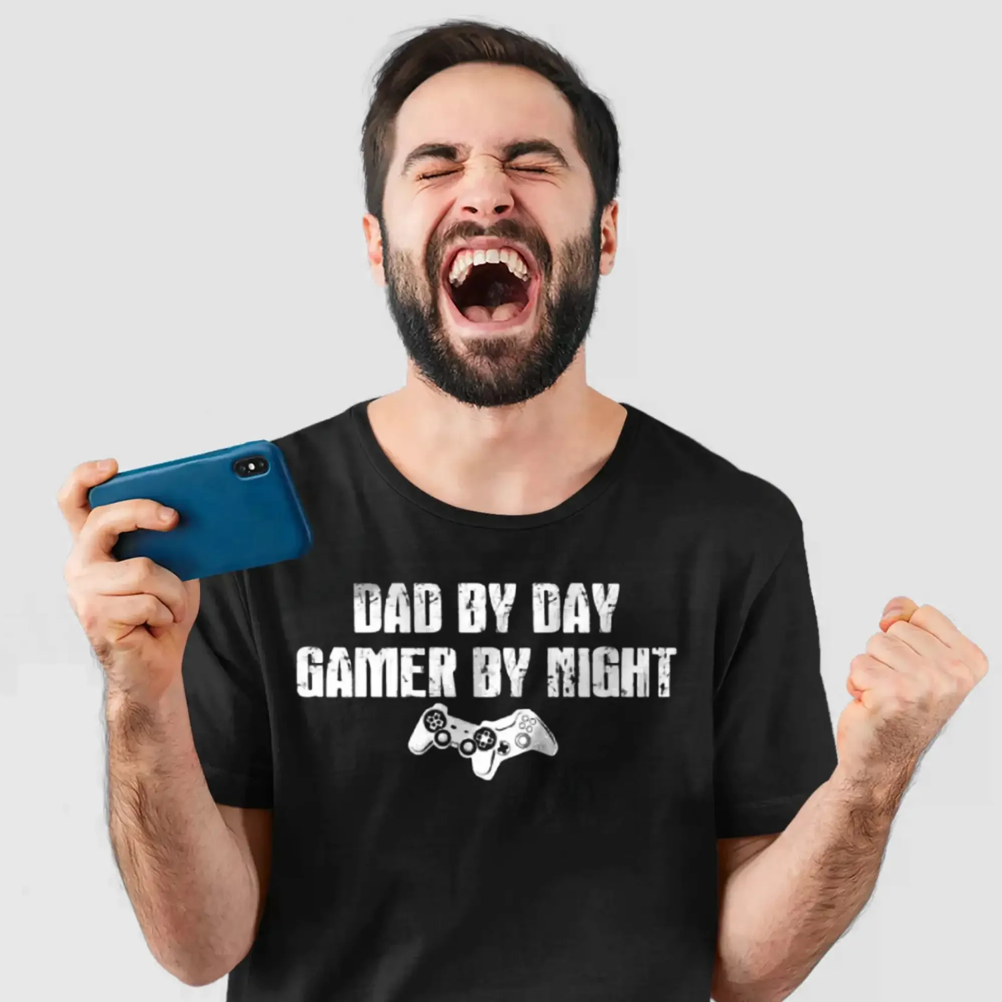 

Забавная игровая футболка в стиле ретро Dad By Day Gamer Night
