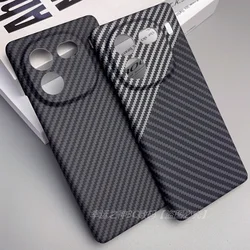 Carbon Fiber Case For VIVO IQOO 12 12Pro PC Texture Pattern Matte Hard Cover For IQOO12 12 Pro Slim Ultra Thin Shockproof