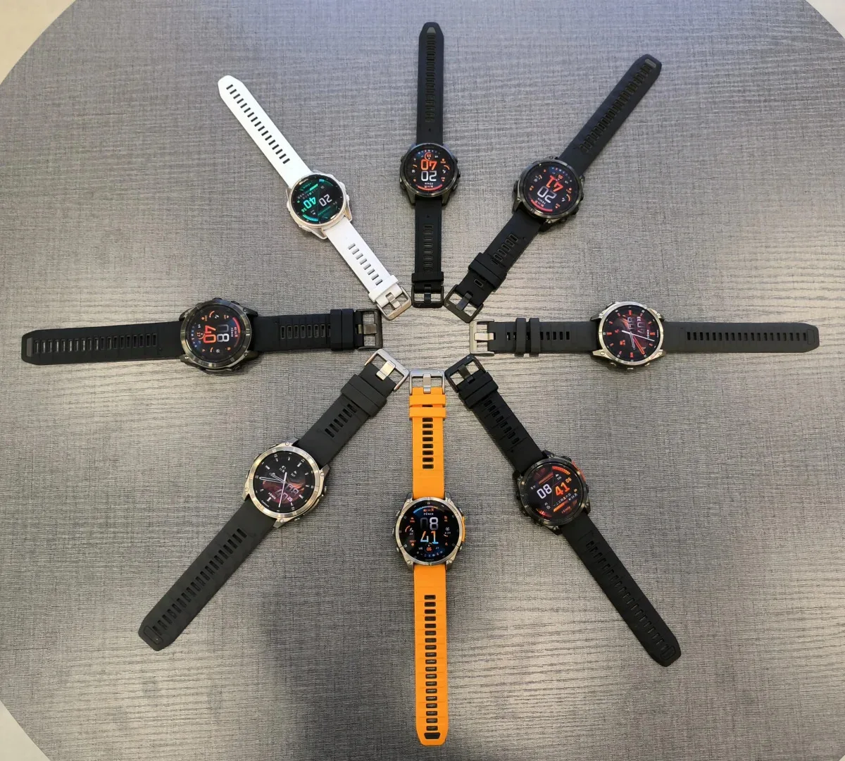 100% Фирменная Новинка Garmin Fenix 8 с сапфировым стеклом, спортивные часы, встроенный светодиодный фонарик, умные часы для пешего туризма, бега, марафона, 10 атм