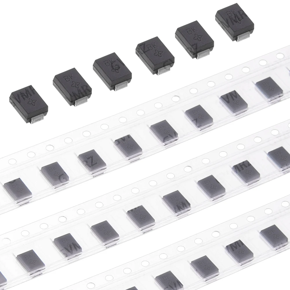 50PCS/750PCS SMBJ  Bidirectional TVS Diode 14CA(BK)/15CA(BM)/17CA(LR)/18CA(BT)/20CA(LV)/24CA(BZ)/26CA(CE)/30CA(CK)/36CA for DIY