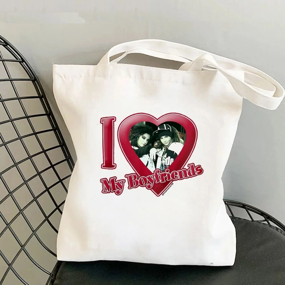 Tokio Hotel tote bag foldable totebag shopping torba na zakupy woman