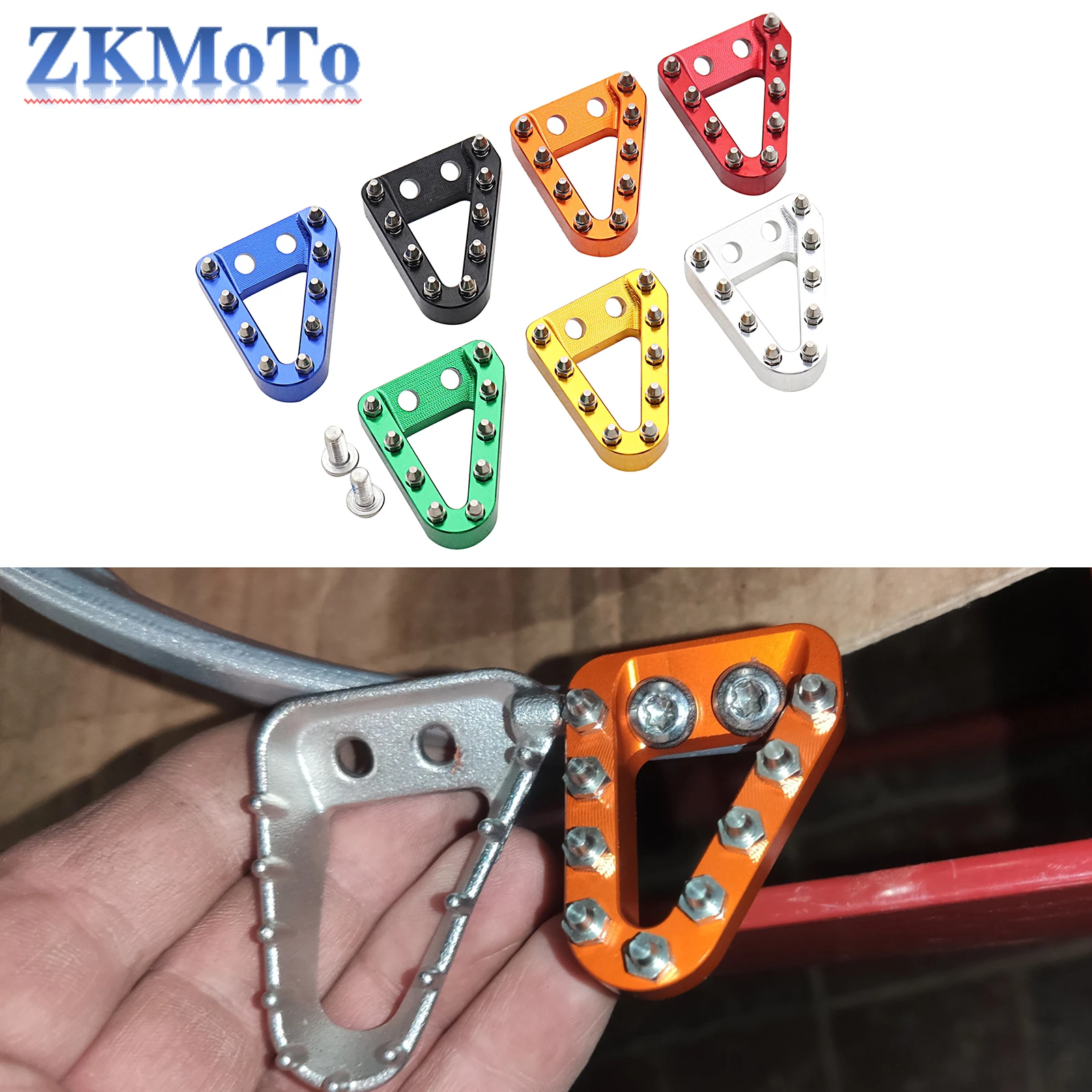 Rear Brake Pedal Lever Step Plate Tip For KTM SX SXF XC XCF XCW EXC EXCF For GasGas For Husqvarna FC TC FE TE FX TX 2016-2022