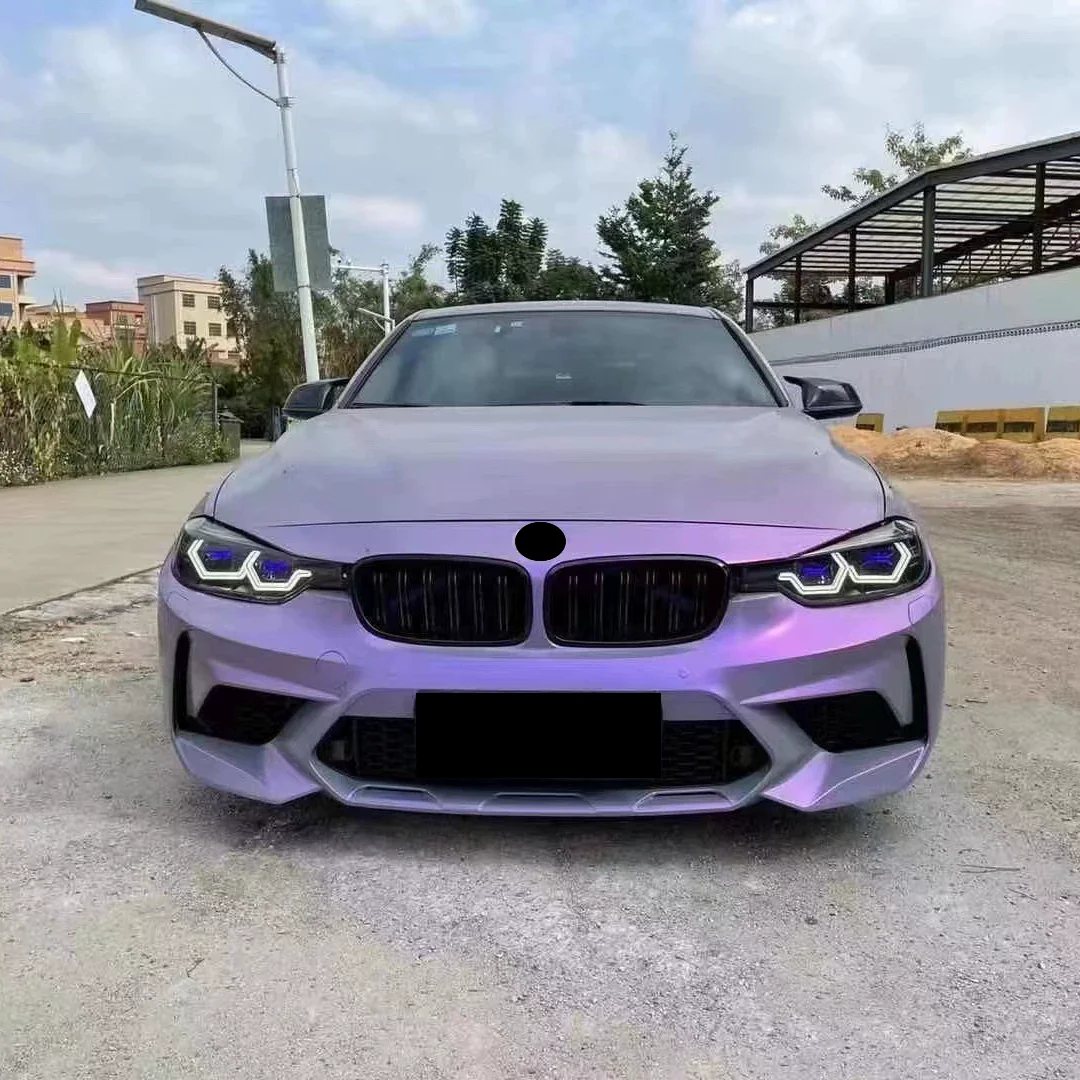 Front bumper assembly For BMW 3 Series F30 F35 2013-2019 modified M3C style grille Car body kit surround