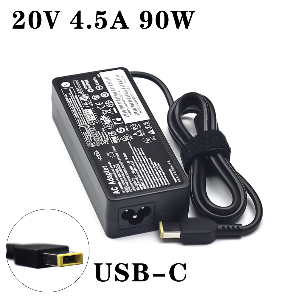 

AC Adapter 90W 20V 4.5A USB Pin OT-APB03 Laptop Charger For Lenovo ThinkPad X1 Ultrabook B40 G50 M4400 M4450 Z50 Z505 Essential