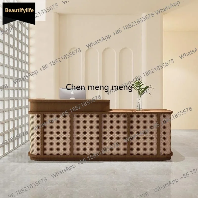 D80 Checkstand Vevor Reception Desks Counter Modern Coffee Shop Reception Desks Podium Artificial Board Furniture