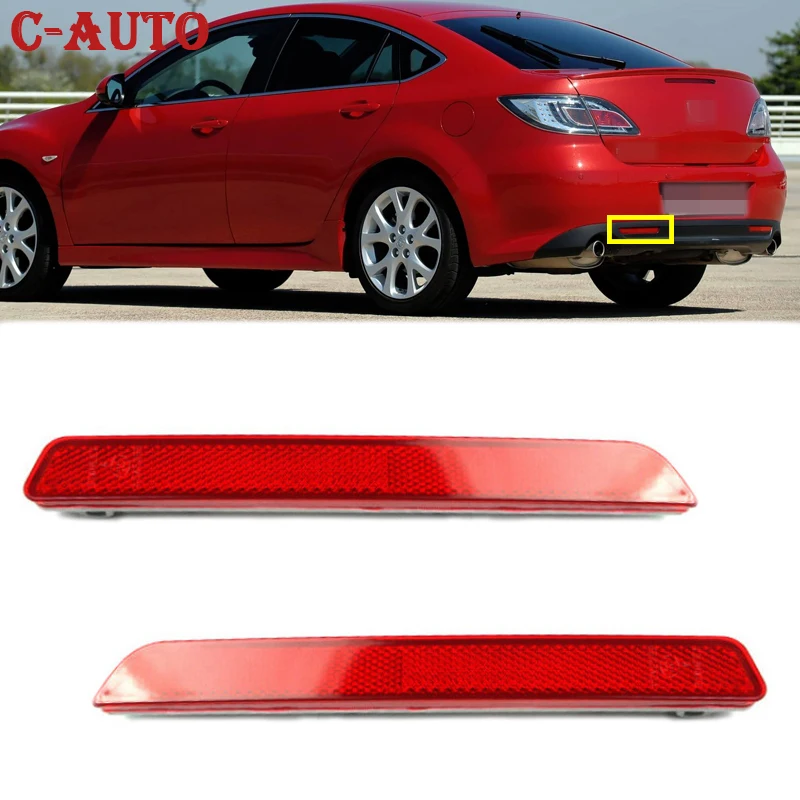 Car Rear Bumper reflector Brake light Signal Light Taillight Parking Brake Light For Mazda 6 GH 2009-2015 rear brake lamp