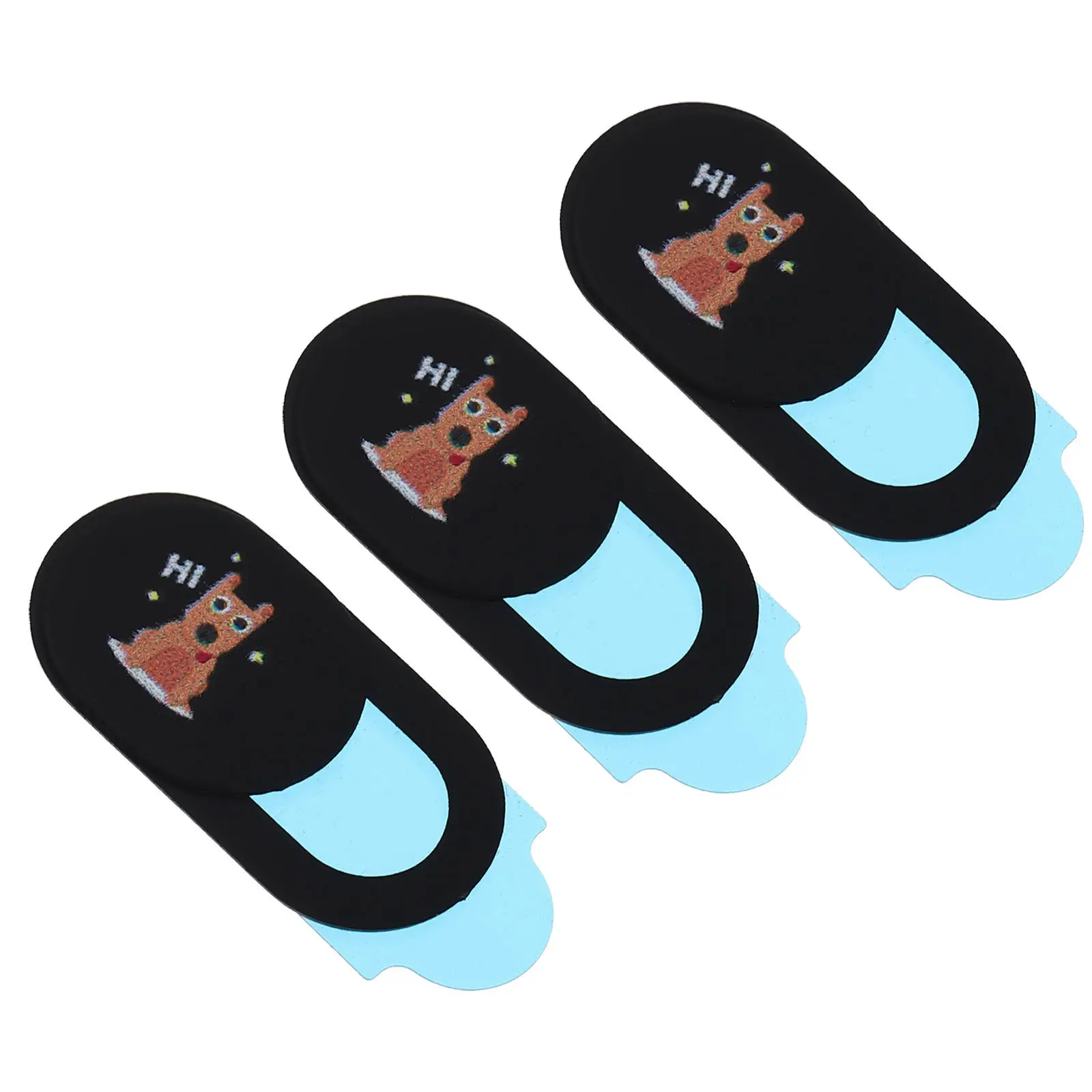 

3Pcs Webcam Protective Cover Lightweight Anti-Peeping Sticker Practical Long-Lasting Use for Mobile Phone Laptop