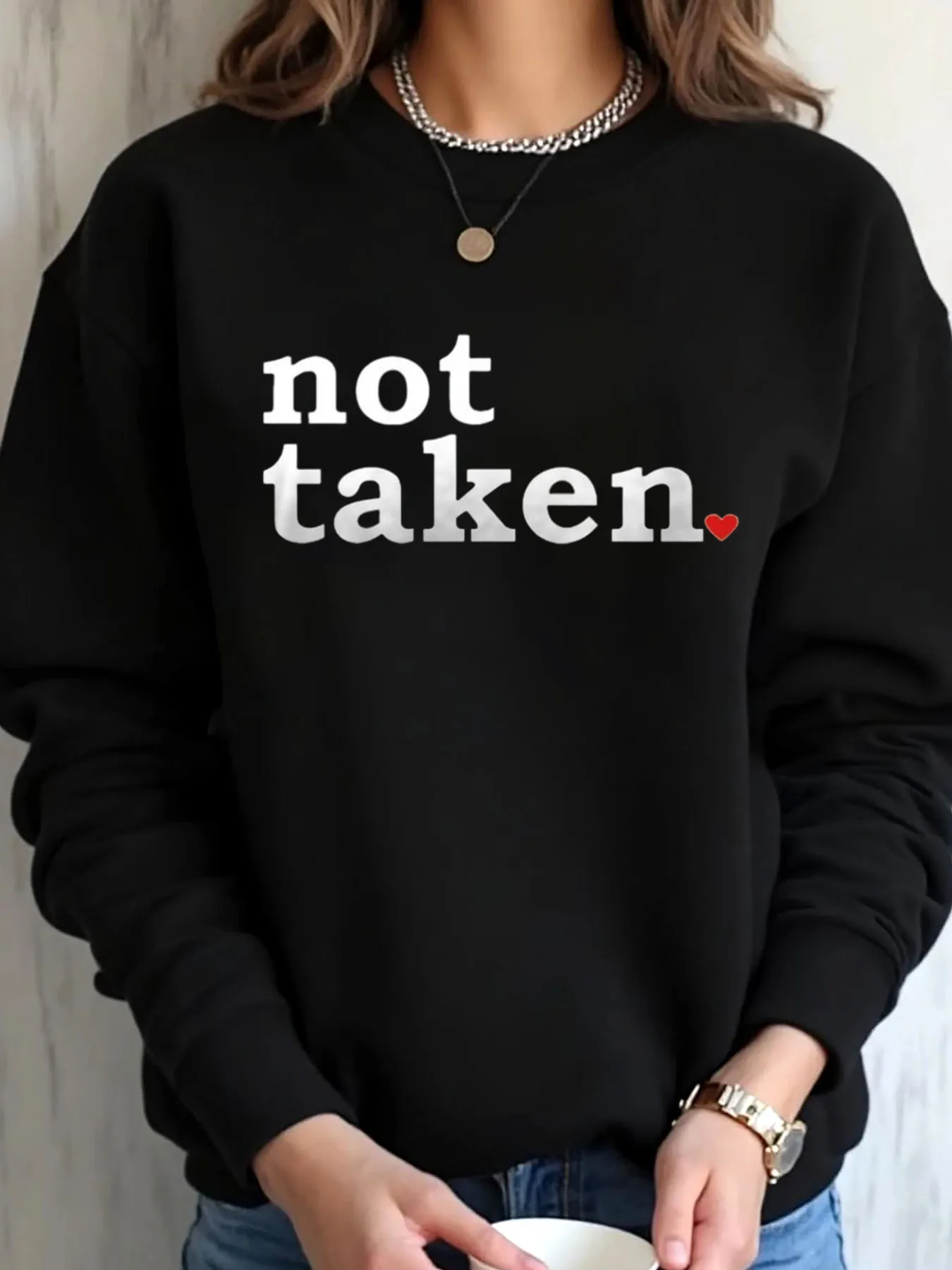 

Женская толстовка большого размера на день Святого Валентина, не занимается сердцем и принтом, верхняя одежда