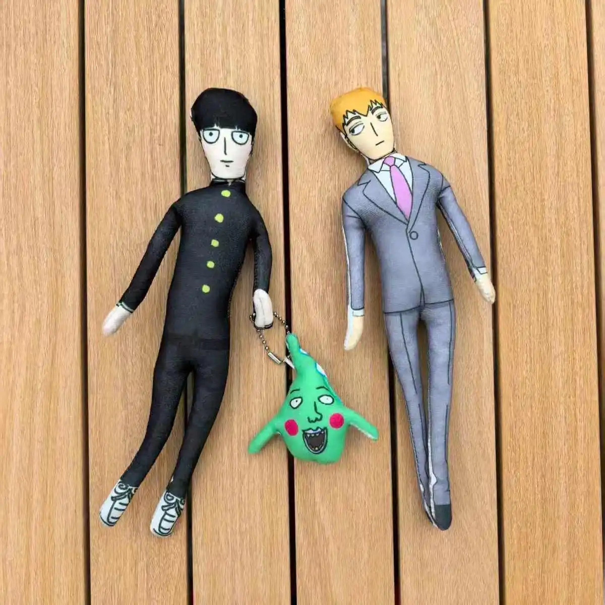 Game Mob Psycho 100 Arataka Reigen Ritsu Cosplay Stuffed Dolls Abstract Body Wire Skeleton Hand-made Flexible Joint Mobility