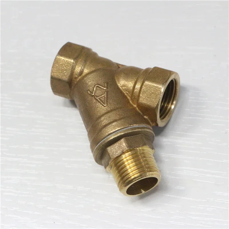 20mm 25mm Brass Y Type Filter Valve for Filter Water Impurity Strainer Female Thread 3 Way Check Valve