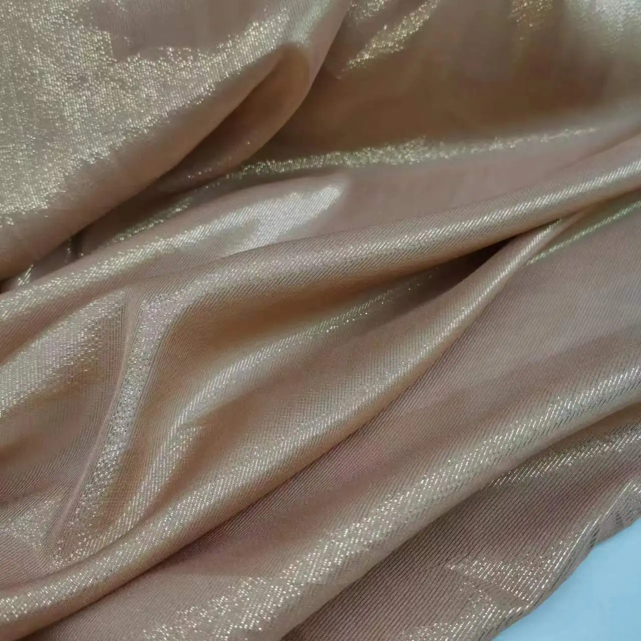 Shiny Silk Fabric Shiny Lurex Sewing Dress Costume DIY Tissue