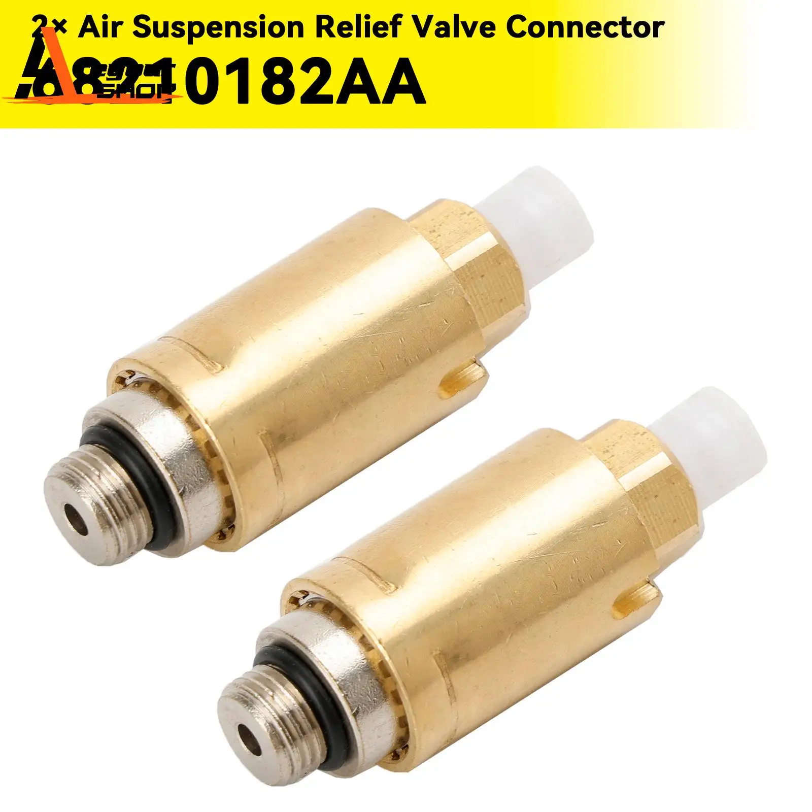 2× 68210182AA Air Suspension Relief Valve Connector for Grand Cherokee Ram 1500