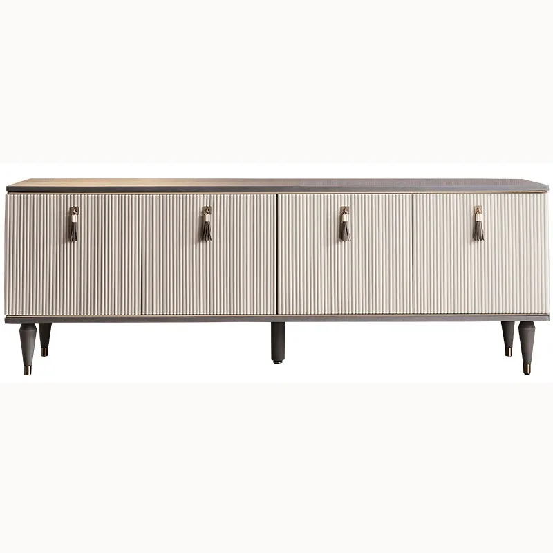 

Light luxury simple modern TV cabinet living room solid wood room TV cabinet combination European TV cabinet