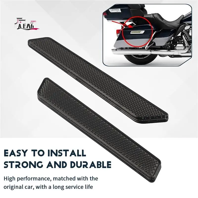 

AEA6-Reflectors For Street Glide Electra Glide Road Glide Road King Latch Covers Saddlebags Side Visibility 2014-2020(Black)